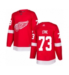 Youth Detroit Red Wings #73 Adam Erne Premier Red Home Hockey Jersey