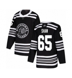 Youth Chicago Blackhawks #65 Andrew Shaw Authentic Black Alternate Hockey Jersey