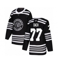 Youth Chicago Blackhawks #77 Kirby Dach Authentic Black Alternate Hockey Jersey