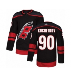 Men's Carolina Hurricanes #90 Pyotr Kochetkov Authentic Black Alternate Hockey Jersey