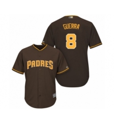 Youth San Diego Padres #8 Javy Guerra Authentic Brown Alternate Cool Base Baseball Player Jersey
