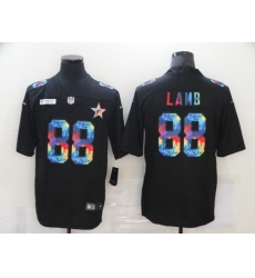 Men's Dallas Cowboys #88 CeeDee Lamb Rainbow Version Nike Limited Jersey