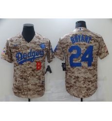 Men's Nike Los Angeles Dodgers #24 Kobe Bryant Authentic Camo Realtree Collection Jersey