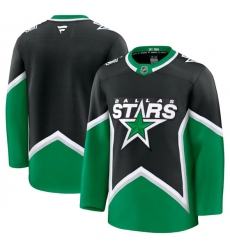 Men's Dallas Stars Blank Black 2025-26 Alternate Stitched Hockey Jersey