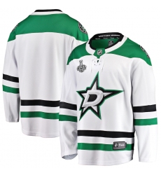 Men's Dallas Stars Blank Fanatics Branded White 2020 Stanley Cup Final Bound Away Breakaway Jersey