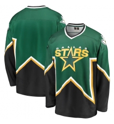 Men's Dallas Stars Fanatics Branded Kelly Green-Black Premier Breakaway Heritage Blank Jersey