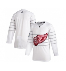 Men's Detroit Red Wings Blank White 2020 Hockey All-Star Game Authentic Jersey