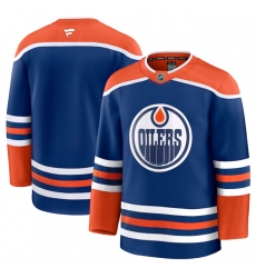 Men's Edmonton Oilers Blank Royal 2024-25 Home Stitched Hockey Jersey