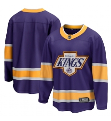 Men's Los Angeles Kings Fanatics Branded Blank Purple 2020-21 Special Edition Breakaway Jersey