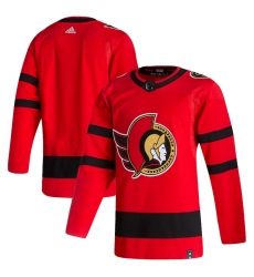 Men's Ottawa Senators adidas Blank Red 2020-21 Reverse Retro Authentic Jersey