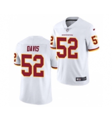 Men's Washington Football Team #52 Jamin Davis White 2021 Football Draft Limited Jersey