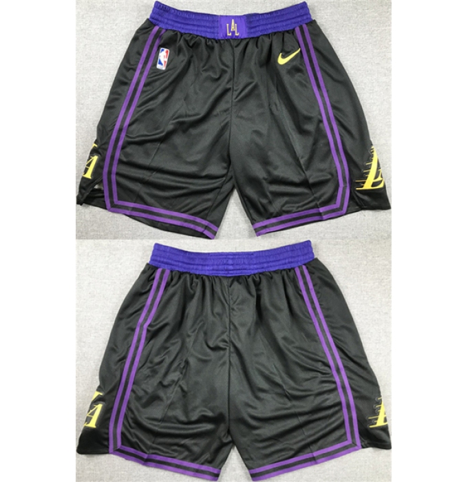Men's Los Angeles Lakers Black Shorts