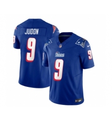 Men's Nike New England Patriots #9 Matthew Judon Blue 2023 F.U.S.E. Vapor Limited Football Stitched Jersey