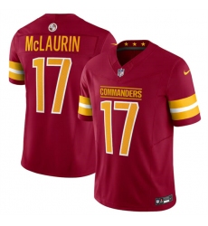 Men's Washington Commanders #17 Terry McLaurin Burgundy 2024 F.U.S.E. Vapor Limited Football Stitched Jersey