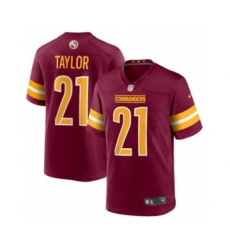 Men's Washington Commanders #21 Sean Taylor 2022 Burgundy Game Stitched Jersey
