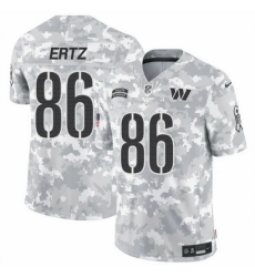 Men's Washington Commanders #86 Zach Ertz 2024 F U S E Arctic Camo Salute To Service Limited Stitched Football Jersey