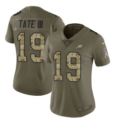 Men's Nike Philadelphia Eagles #19 Golden Tate III Black Alternate Vapor Untouchable Limited Player NFL Jersey