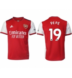 Men 2021-2022 Club Arsenal home aaa version red 19 Soccer Jersey