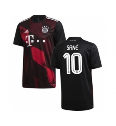 Men's Bayern München #10 Leroy Sané Black Soccer Jersey