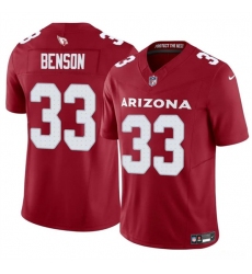 Men's Arizona Cardinals #33 Trey Benson Red 2024 F.U.S.E. Vapor Untouchable Limited Football Stitched Jersey