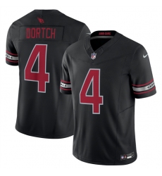 Men's Arizona Cardinals #4 Greg Dortch Black 2024 F.U.S.E. Vapor Untouchable Limited Stitched Football Jersey