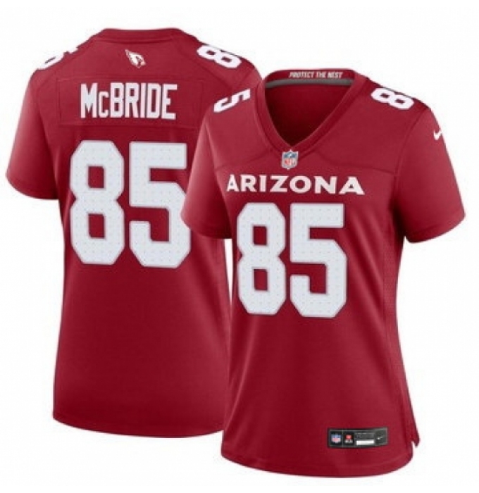 Women Arizona Cardinals #85 Trey McBride Red 2024 F U S E Vapor Untouchable Limited Stitched