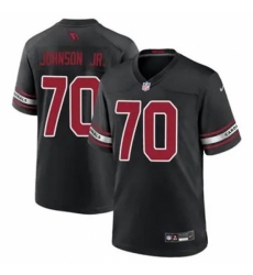 Youth Arizona Cardinals #70 Paris Johnson Black 2024 F U S E Vapor Untouchable Limited Stitched