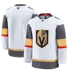 Men's Vegas Golden Knights Blank White 2024-25 Home Stitched Hockey Jersey