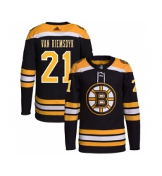 Men's Boston Bruins #21 James van Riemsdyk Black Stitched Jersey