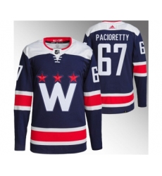 Men's Washington Capitals #67 Max Pacioretty Navy Stitched Jersey