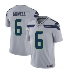 Men's Seattle Seahawks #6 Sam Howell Gray Vapor Limited Football Stitched Jersey