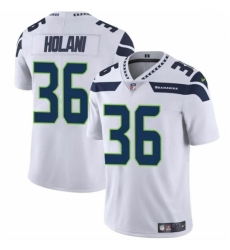 Youth Seattle Seahawks #36 George Holani White Vapor Limited Stitched Football Jersey