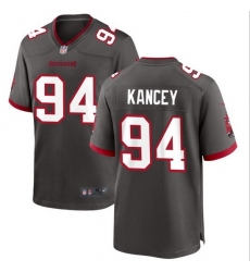 Men's Tampa Bay Buccaneers #94 Calijah Kancey Grey 2023 Draft Stitched Game Jersey