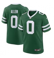 Men's New York Jets #0 Braelon Allen Green Vapor Untouchable Limited Stitched Jersey