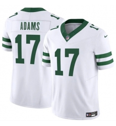 Men's New York Jets #17 Davante Adams White 2024 F.U.S.E. Vapor Limited Football Stitched Jersey