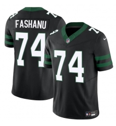 Men's New York Jets #74 Olu Fashanu Black 2024 F.U.S.E Vapor Untouchable Limited Stitched Jersey