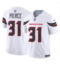 Men's Houston Texans #31 Dameon Pierce White 2024 Vapor F.U.S.E. Limited Football Stitched Jersey