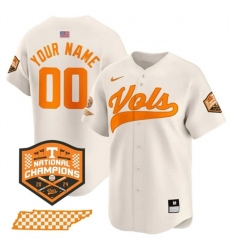 Men's Tennessee Volunteers Active Player Custom Orange 2024 Champions Vapor Limited Stitched Jersey