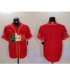 Men's San Francisco 49ers Red With Cool Base Stitched Baseball Jersey