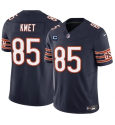 Men's Chicago Bears #85 Cole Kmet Navy 2024 F.U.S.E. With 1-star C Vapor Untouchable Limited Football Stitched Jersey