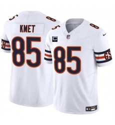 Men's Chicago Bears #85 Cole Kmet White 2024 F.U.S.E. With 1-star C Vapor Untouchable Limited Football Stitched Jersey