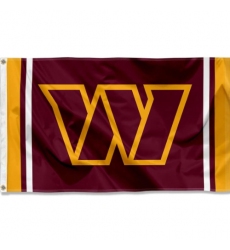 2Pcs WinCraft Washington Commanders Flag Outdoor Indoor 3x5 Foot Banner