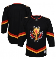 Youth Calgary Flames Blank Black 2020-21 Special Edition Premier Jersey