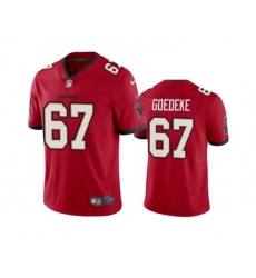 Men's Tampa Bay Buccaneers #67 Luke Goedeke Red Vapor Untouchable Limited Stitched Jersey