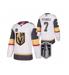 Men's Vegas Golden Knights #7 Alex Pietrangelo White 2023 Stanley Cup Final Stitched Jersey