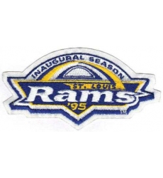 Stitched NFL 1995 St. Louis Rams Inaugural NFL Season Jersey Patch