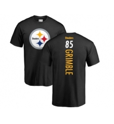 Football Pittsburgh Steelers #85 Xavier Grimble Black Backer T-Shirt