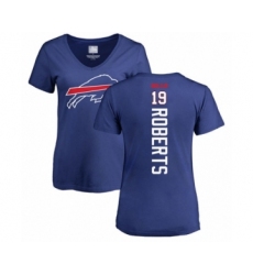 Football Women's Buffalo Bills #19 Andre Roberts Royal Blue Backer T-Shirt