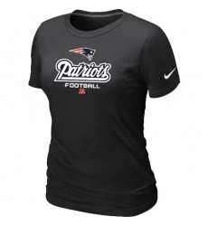 Nike New England Patriots Women's Critical Victory NFL T-Shirt - Black