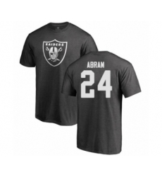 Football Oakland Raiders #24 Johnathan Abram Ash One Color T-Shirt
